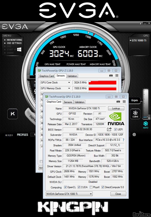  GTX 1080 Ti Ŭ   3GHz 