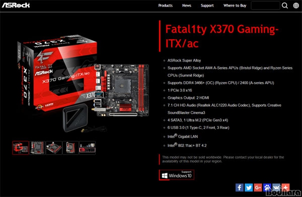 ASRock X370 ̴ ITX κ Fatal1ty X370 Gaming I...